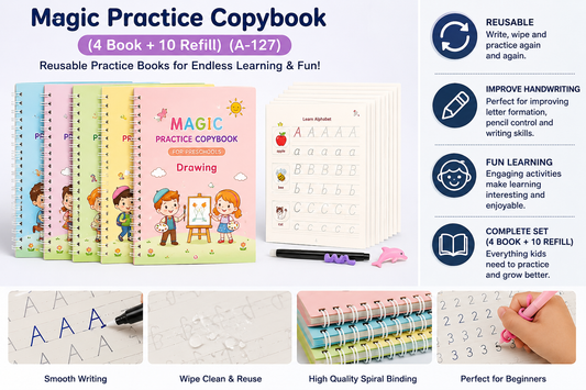 Copybook Magical(10 Refills + 4 Books )