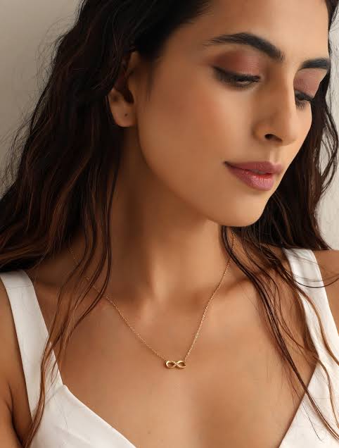 Golden Infinity Necklace